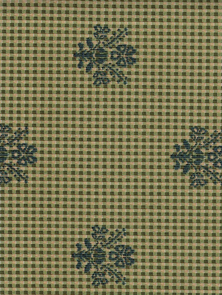 Bruna-Ornamente-Karo-Grün